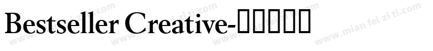 Bestseller Creative字体转换